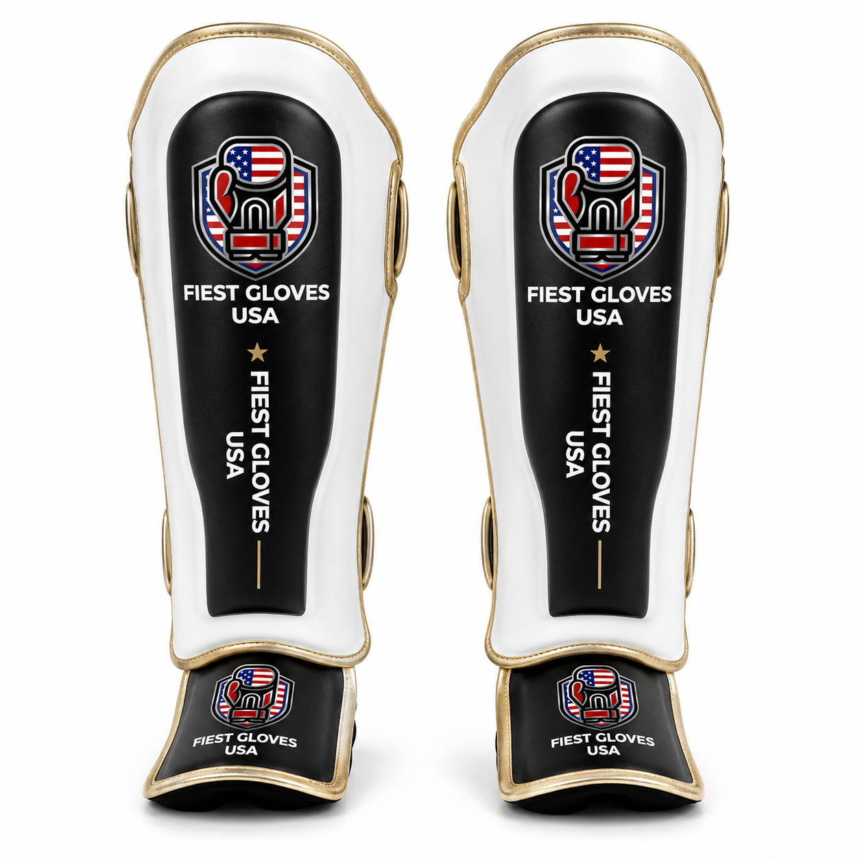 Fiest Gloves USA Original Pro Shin Guards – Gold