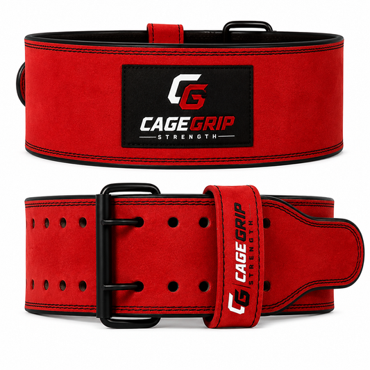CageGrip 10mm Double-Prong Powerlifting Belt