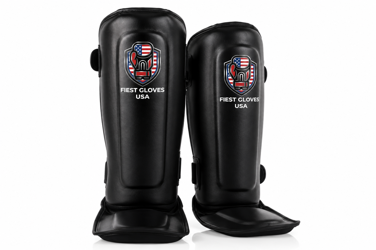 Fiest Gloves USA Elite Performance Muay Thai Shin Guards – Black