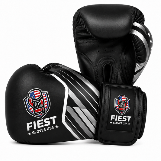 Fiest Gloves USA Essential Pro Muay Thai Gloves – Black