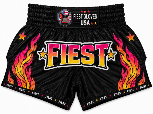 Fiest Gloves USA Flame Strike Muay Thai Shorts