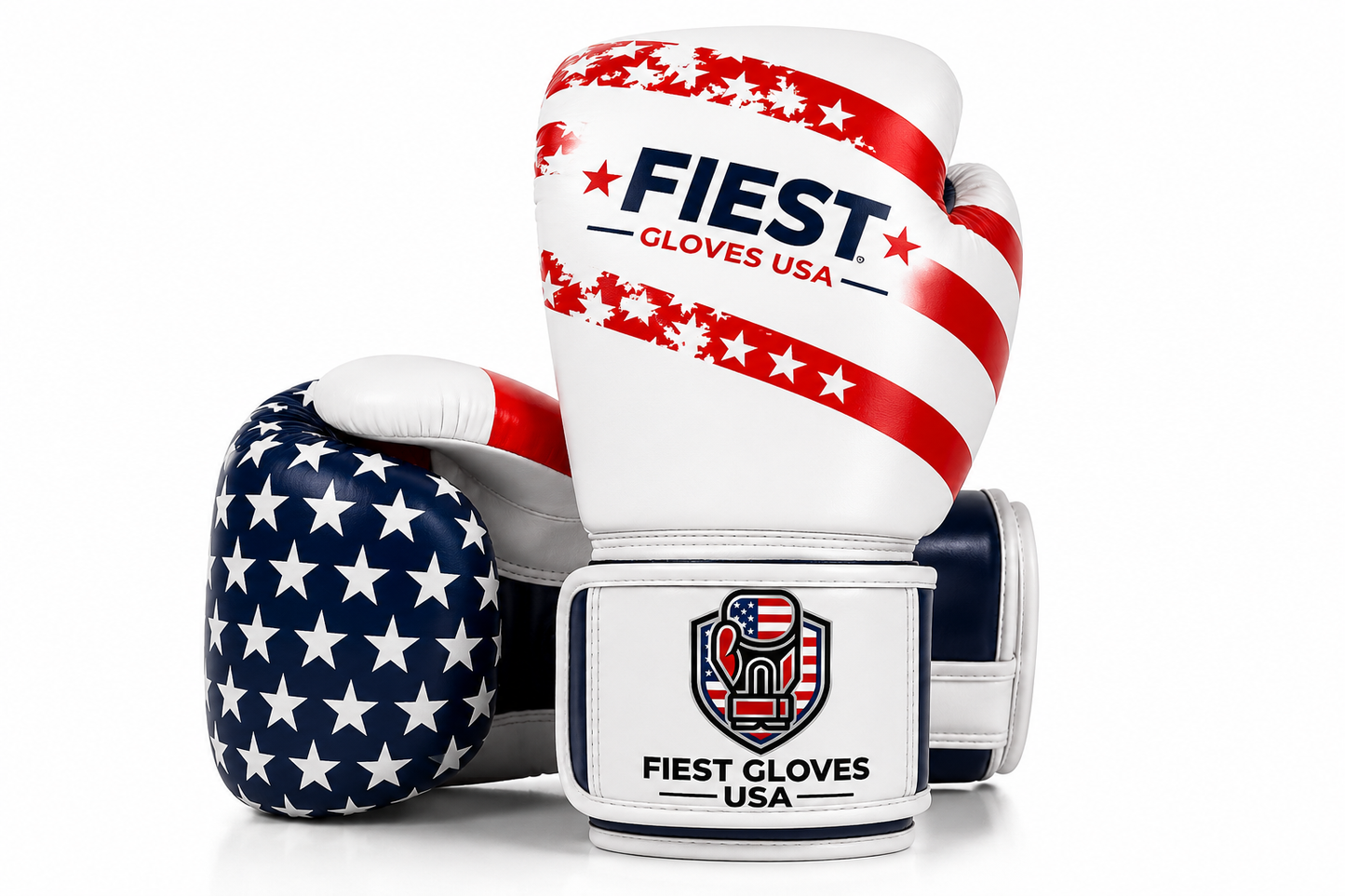Fiest Gloves USA Patriot Edition Muay Thai Gloves – White/Red/Blue